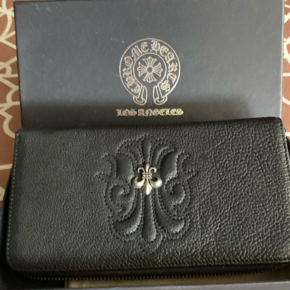 Chrome Hearts Ladies Leather Wallet